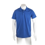 Promotioneel technisch ademend polyester poloshirt 180 g/m2 MKT kleur blauw derde weergave