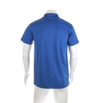 Promotioneel technisch ademend polyester poloshirt 180 g/m2 MKT kleur blauw vierde weergave