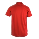 Promotioneel technisch ademend polyester poloshirt 180 g/m2 MKT kleur rood