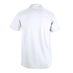 Promotioneel technisch ademend polyester poloshirt 180 g/m2 MKT kleur wit