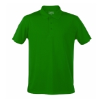 Promotioneel technisch ademend polyester poloshirt 180 g/m2 MKT kleur groen