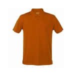 Promotioneel technisch ademend polyester poloshirt 180 g/m2 MKT kleur oranje  negende weergave