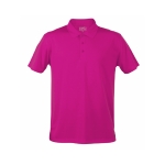 Promotioneel technisch ademend polyester poloshirt 180 g/m2 MKT kleur fuchsia  negende weergave