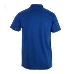 Promotioneel technisch ademend polyester poloshirt 180 g/m2 MKT kleur marineblauw