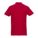 Ecologische polo van katoen en polyester Elevate NXT 220 g/m2 kleur rood