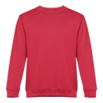 Sweatshirt in diverse kleuren polyester en katoen 300 g/m2 THC Delta kleur rood