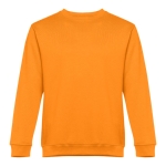 Sweatshirt in diverse kleuren polyester en katoen 300 g/m2 THC Delta kleur oranje