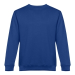 Sweatshirt in diverse kleuren polyester en katoen 300 g/m2 THC Delta kleur koningsblauw