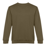 Sweatshirt in diverse kleuren polyester en katoen 300 g/m2 THC Delta kleur miliair groen