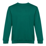 Sweatshirt in diverse kleuren polyester en katoen 300 g/m2 THC Delta kleur donkergroen