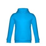 Trui bedrukken van katoen en polyester 320 g/m2 THC Phoenix Kids kleur cyaan blauw