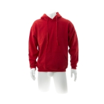 Katoenen en polyester sweatshirts bedrukken 280 g/m2 Keya kleur rood tweede weergave