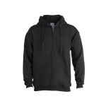 Goedkope katoenen en polyester sweatshirts met capuchon 280 g/m2 Keya kleur zwart  negende weergave