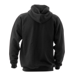 Goedkope katoenen en polyester sweatshirts met capuchon 280 g/m2 Keya kleur zwart