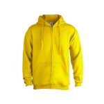 Goedkope katoenen en polyester sweatshirts met capuchon 280 g/m2 Keya kleur geel  negende weergave