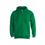 Goedkope katoenen en polyester sweatshirts met capuchon 280 g/m2 Keya kleur groen  negende weergave