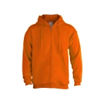 Goedkope katoenen en polyester sweatshirts met capuchon 280 g/m2 Keya kleur oranje  negende weergave