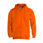 Goedkope katoenen en polyester sweatshirts met capuchon 280 g/m2 Keya kleur oranje