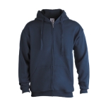 Goedkope katoenen en polyester sweatshirts met capuchon 280 g/m2 Keya kleur marineblauw