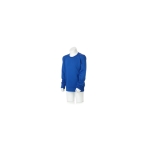 Polyester unisex sport kindersweatshirt Roma Basic 265 g/m2 kleur blauw tweede weergave