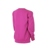 Polyester unisex sport kindersweatshirt Roma Basic 265 g/m2 kleur fuchsia