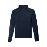 Unisex polyester fleece jassen bedrukken 260 g/m2 THC Vienna kleur marineblauw eerste weergave