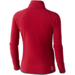 Damesjack van microvezel en polyester, 190 g/m², Elevate Life kleur rood weergave achterkant