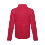 Geborduurde polyester fleece jas 260 g/m2 THC Helsinki kleur rood tweede weergave