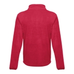 Geborduurde polyester fleece jas 260 g/m2 THC Helsinki kleur rood