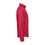 Geborduurde polyester fleece jas 260 g/m2 THC Helsinki kleur rood derde weergave