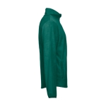 Geborduurde polyester fleece jas 260 g/m2 THC Helsinki kleur donkergroen derde weergave