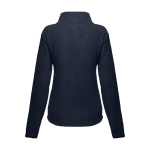 Getailleerde fleece jas van polyester 260 g/m2 THC Helsinki kleur marineblauw tweede weergave