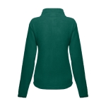 Getailleerde fleece jas van polyester 260 g/m2 THC Helsinki kleur donkergroen tweede weergave