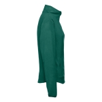 Getailleerde fleece jas van polyester 260 g/m2 THC Helsinki kleur donkergroen derde weergave