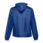 Unisex basic polyester windjack 65 g/m2 THC Dublin kleur blauw