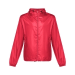 Unisex basic polyester windjack 65 g/m2 THC Dublin kleur rood eerste weergave