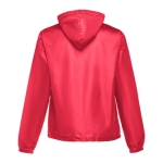 Unisex basic polyester windjack 65 g/m2 THC Dublin kleur rood