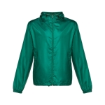 Unisex basic polyester windjack 65 g/m2 THC Dublin kleur donkergroen eerste weergave