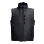 Werkjas om te bouwen tot polyester vest 170 g/m2 THC Astana kleur zwart