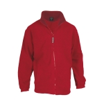 Jassen bedrukken in diverse kleuren polarfleece 280 g/m2 MKT Hizon kleur rood  negende weergave