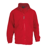 Jassen bedrukken in diverse kleuren polarfleece 280 g/m2 MKT Hizon kleur rood