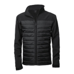 Waterdichte softshell jassen van polyester MKT Cornal kleur zwart