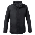 Waterdichte polyester parka binnenkant van fleece 200 g/m2 MKT Flogox kleur zwart  negende weergave