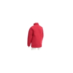 Waterdichte polyester parka binnenkant van fleece 200 g/m2 MKT Flogox kleur rood derde weergave