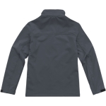 Softshell jassen met logo voor bedrijven polyester 270 g/m2 Elevate Life kleur donkergrijs