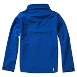 Polyester waterdichte softshell jas Elevate Life 300 g/m2 kleur blauw