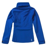 Softshell jas met capuchon voor dames, polyester 300 g/m2 Elevate Life kleur blauw