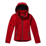 Softshell jas met capuchon voor dames, polyester 300 g/m2 Elevate Life