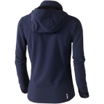 Softshell jas met capuchon voor dames, polyester 300 g/m2 Elevate Life weergave achterkant