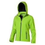 Softshell jas met capuchon voor dames, polyester 300 g/m2 Elevate Life